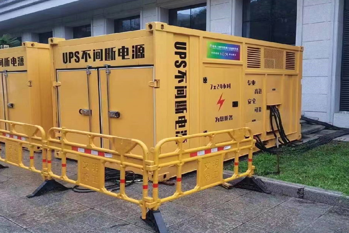 莘县发电机租赁施工现场